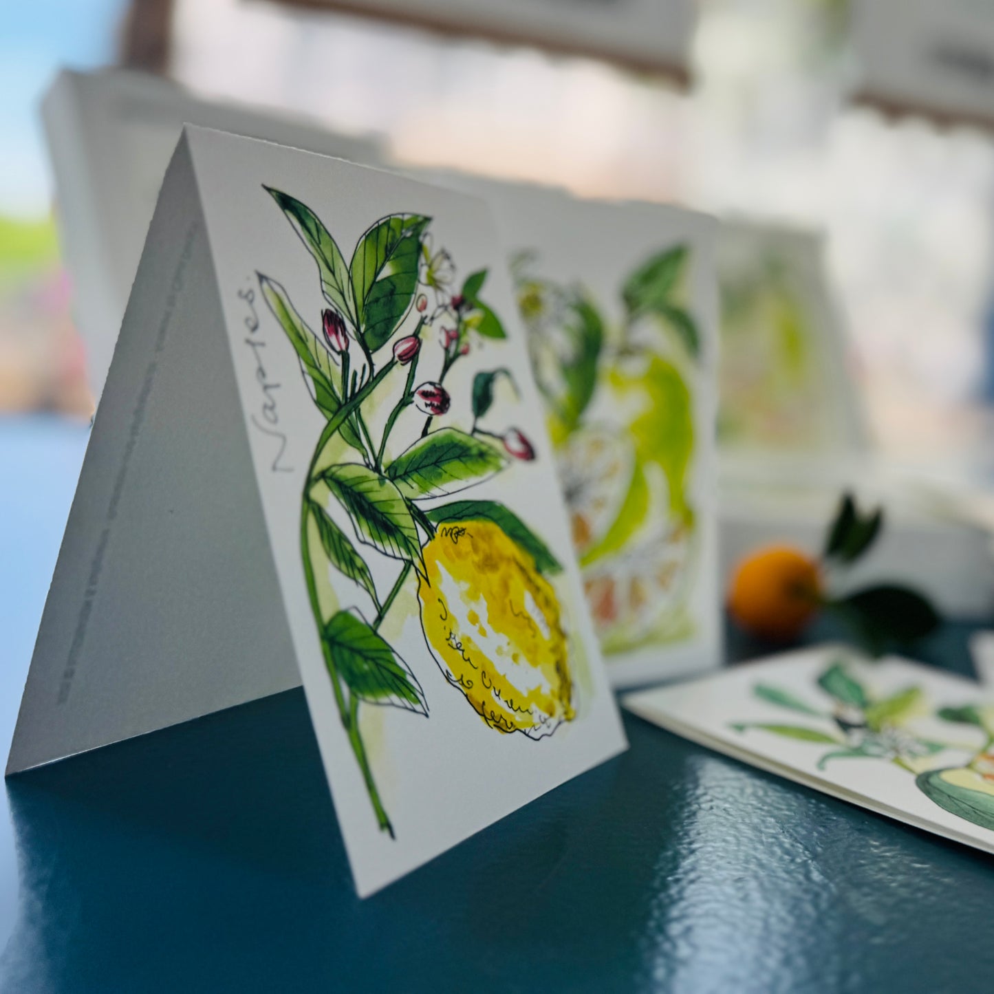 XL Postkarte Amalfi-Zitrone