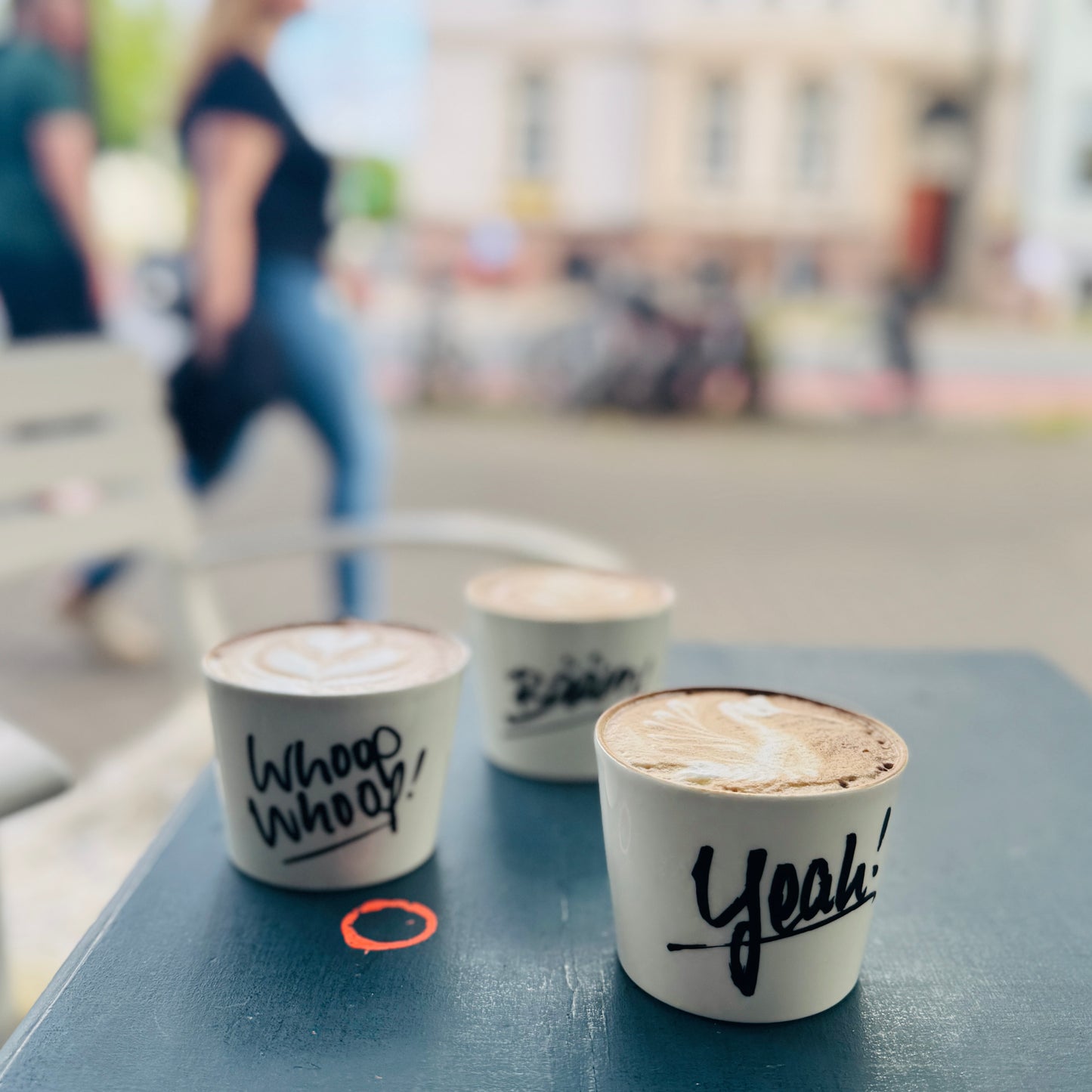 Porzellan Becher »Bääm!«
