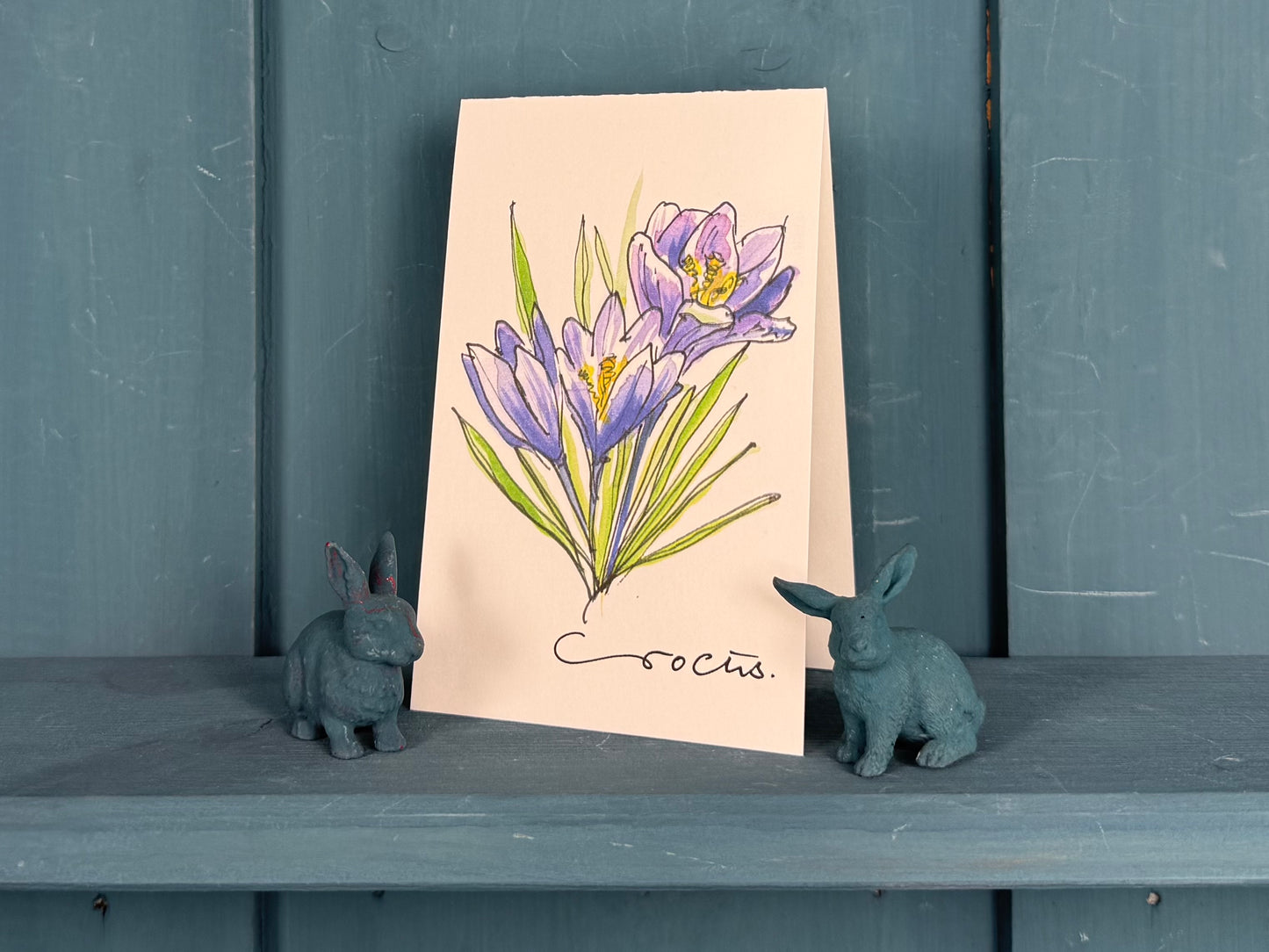 Klappkarte »Crocus«