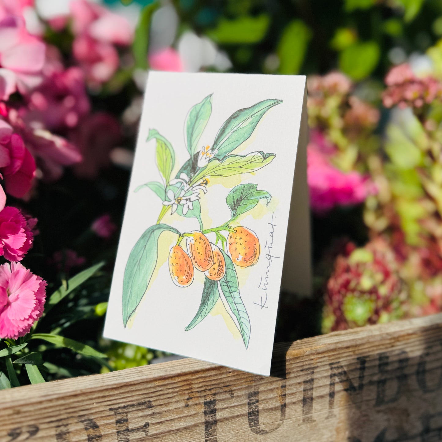 Klappkarte »Kumquat«