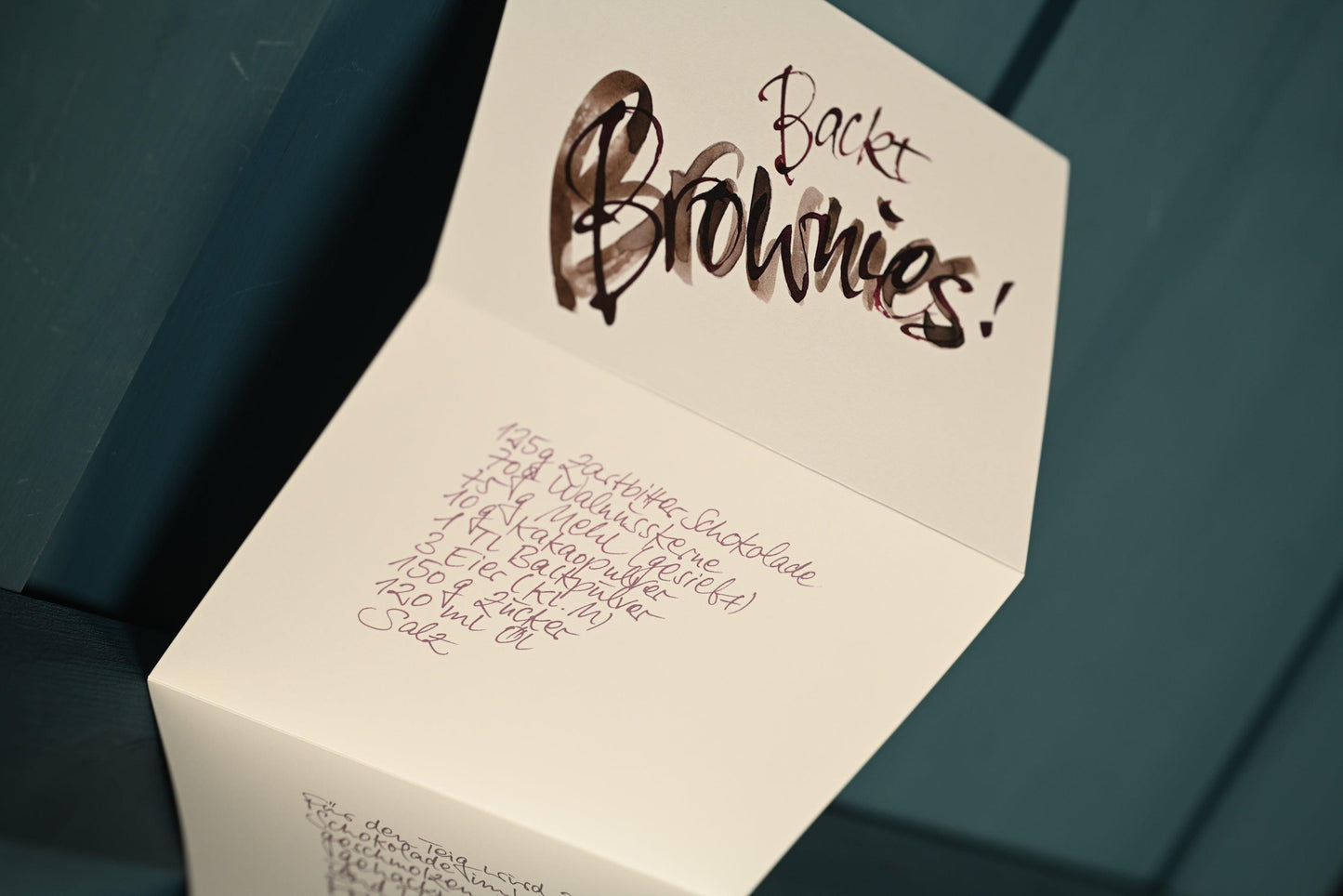»Backt Brownies!« - Claus Dorsch X ECKFISCH