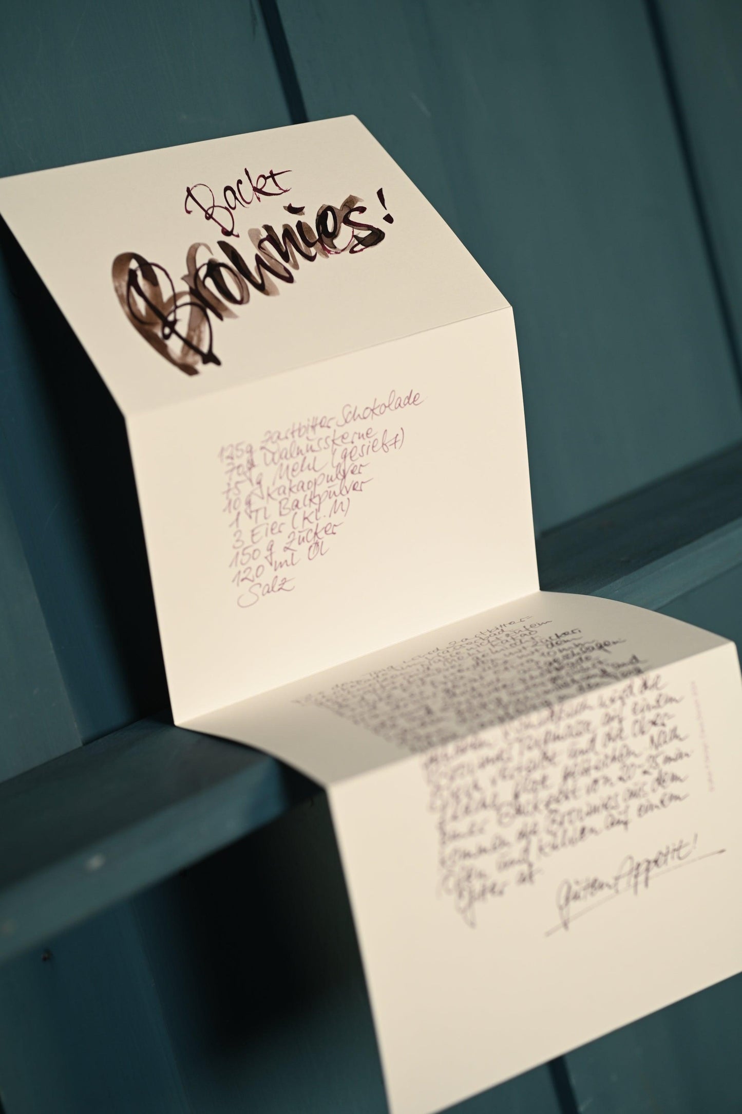 »Backt Brownies!« - Claus Dorsch X ECKFISCH