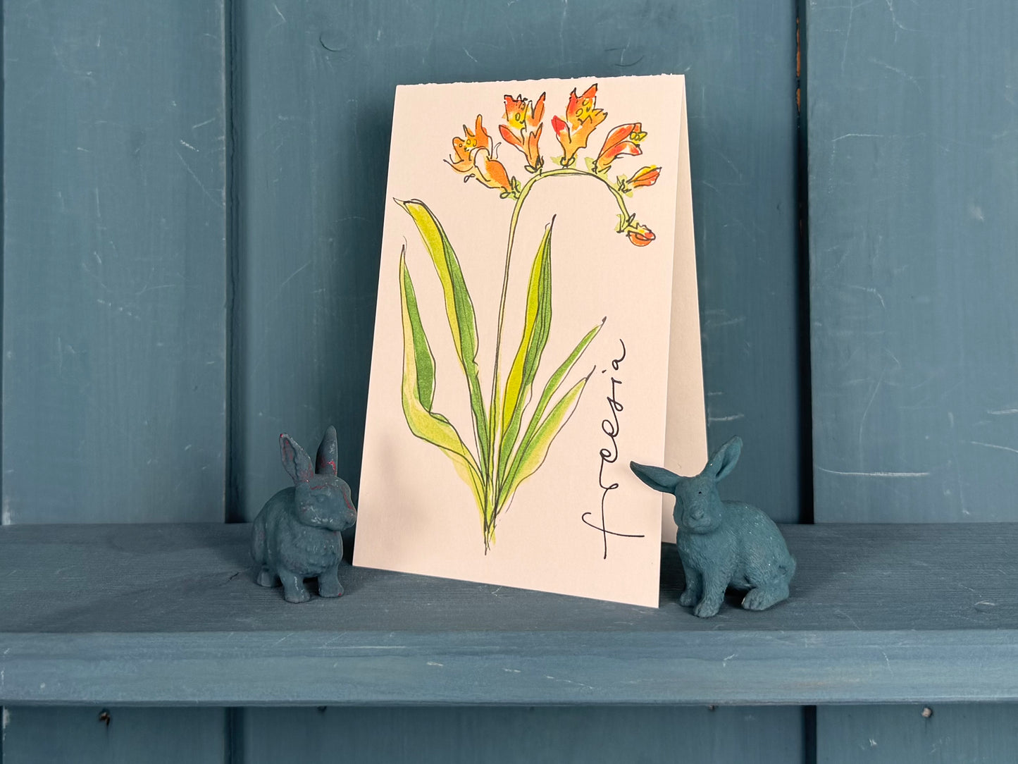 Klappkarte »Freesia«