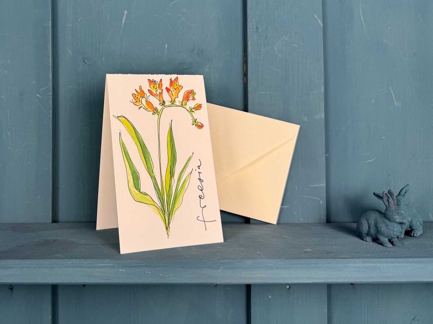 Klappkarte »Freesia«