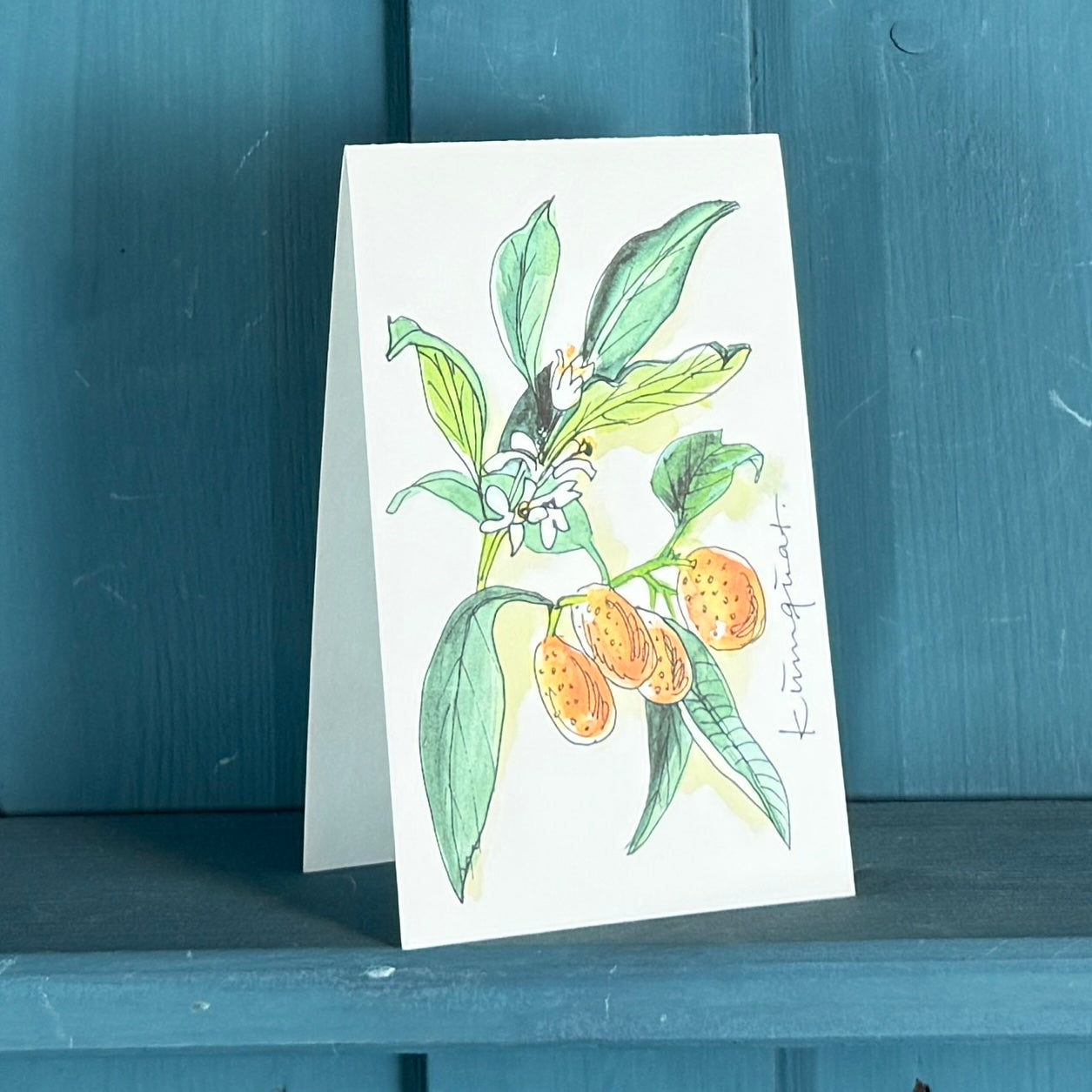 Klappkarte »Kumquat«