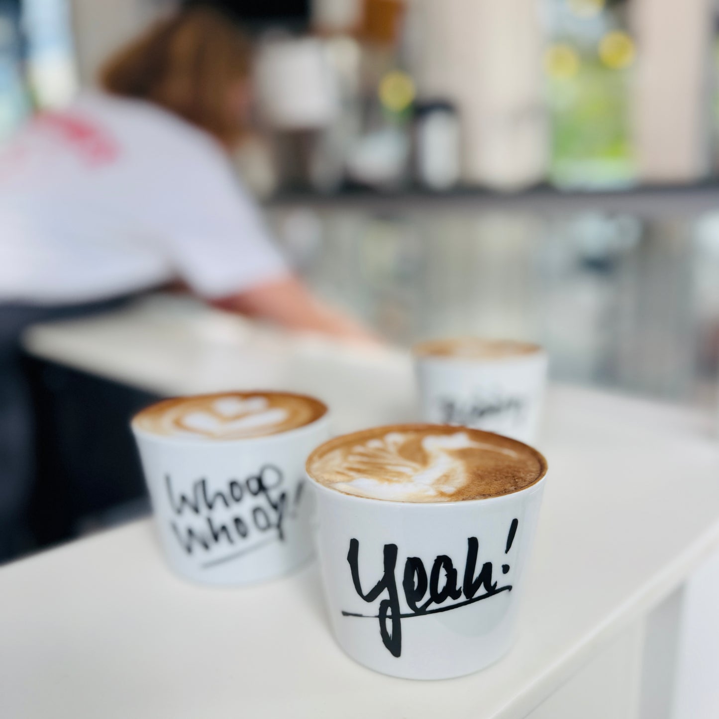 Porzellan Becher »Bääm!«