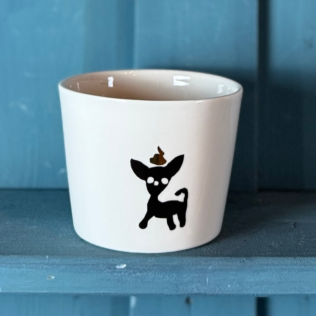 Porzellan Becher »Golden-Pooh Hund«