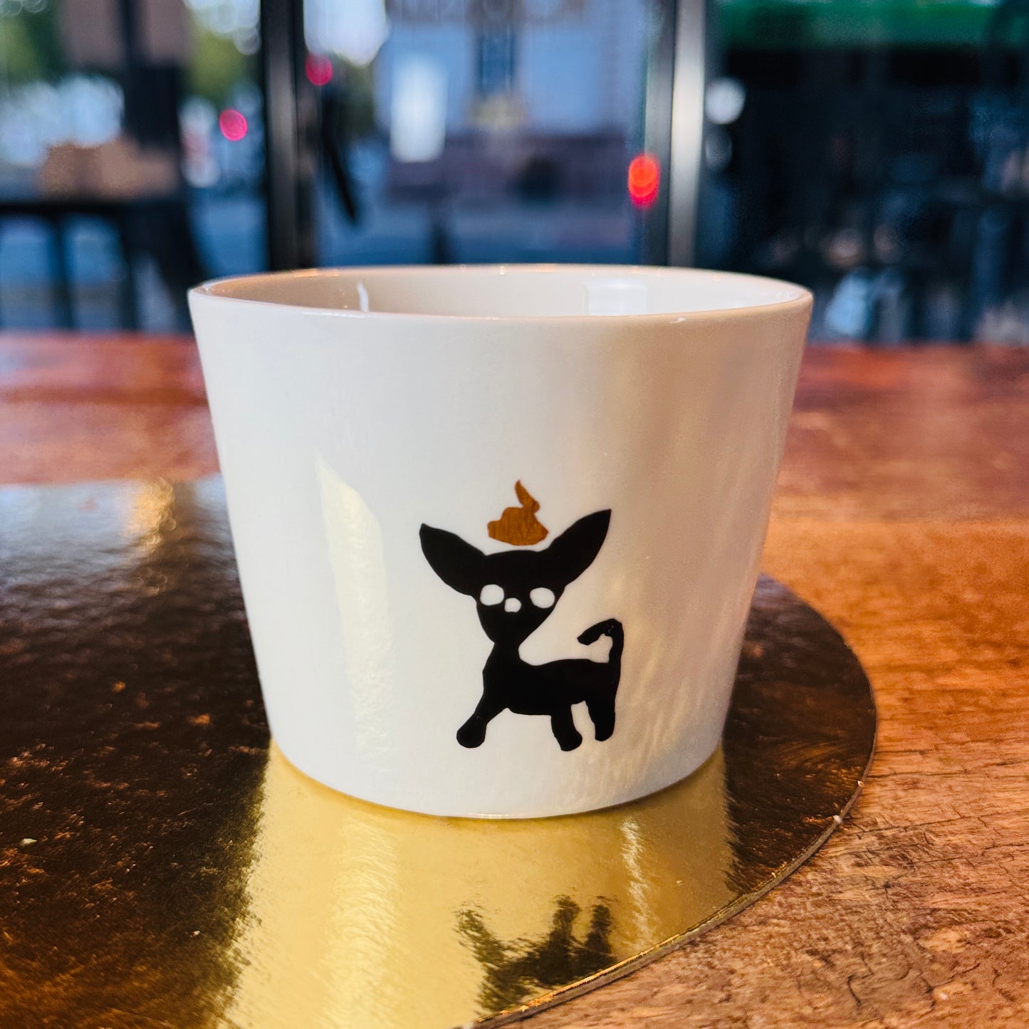 Porzellan Becher »Golden-Pooh Hund«