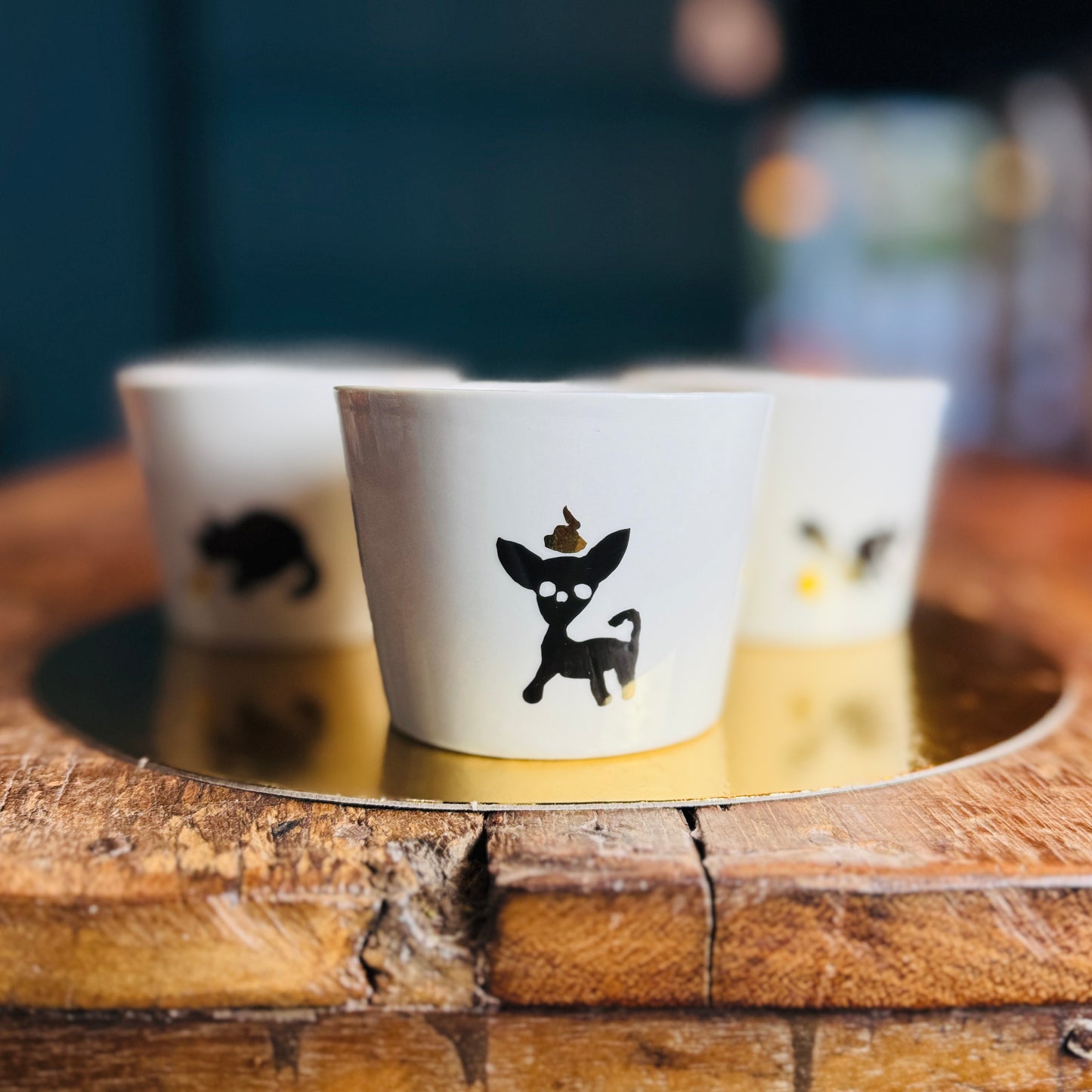 Porzellan Becher »Golden-Pooh Hund«