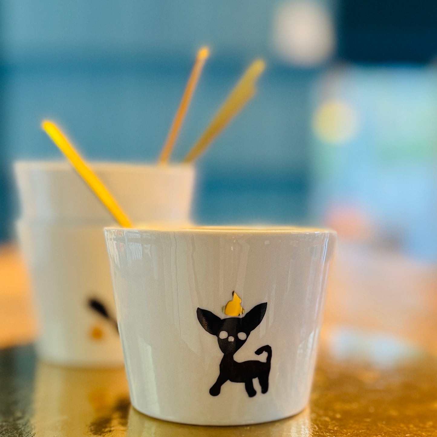Porzellan Becher »Golden-Pooh Hund«