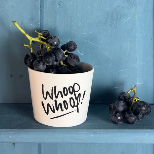 Porzellan Becher »Whoop!«