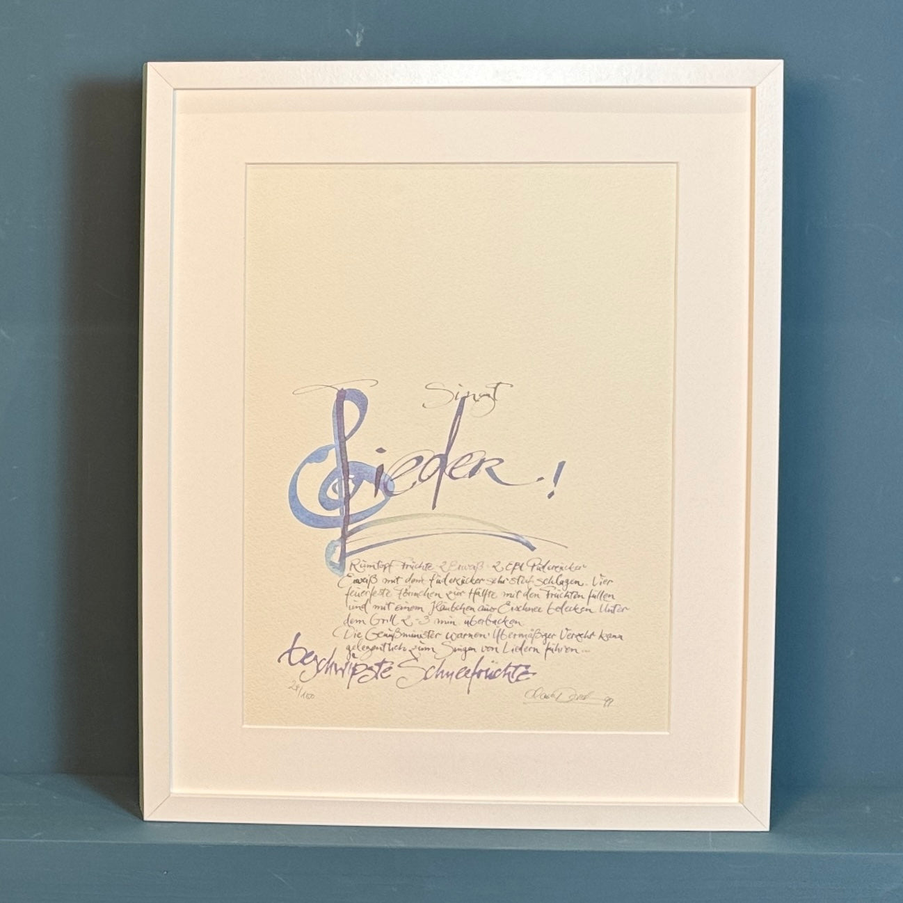 Rezept »Singt Lieder«